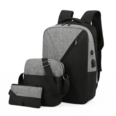 1,37 pouces l'ensemble BSCI de sac à dos de 3 morceaux imperméabilisent des sacs à dos pour des ordinateurs