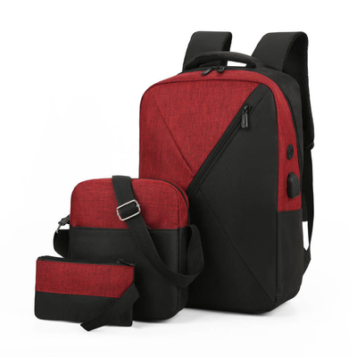 1,37 pouces l'ensemble BSCI de sac à dos de 3 morceaux imperméabilisent des sacs à dos pour des ordinateurs