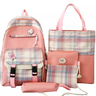 Les femmes pourpres baladent le sac à dos esthétique imperméable réglé réglé pour des étudiantes