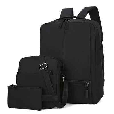 le sac à dos d'ordinateur portable du travail des hommes 3pc a placé le sac à dos intelligent de voyage a placé unisexe