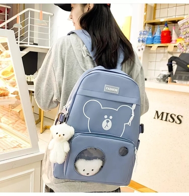 Les filles de sac à dos de voyage que le sac d'école d'ordinateur portable place des sacs à dos cartonnent la Chine 2022 colorée