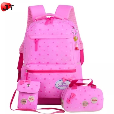 Le sac à dos d'école pendant des années de l'adolescence Bookbag de filles a placé la gamelle de sac à dos d'ordinateur portable avec le sac de crayon