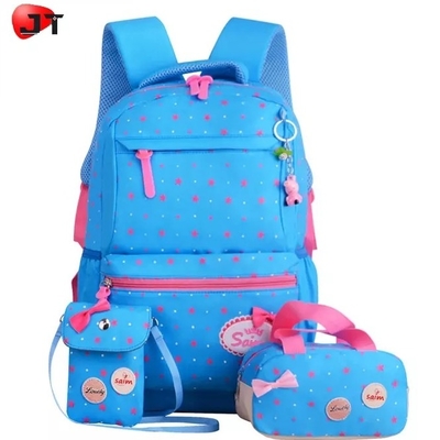 Le sac à dos d'école pendant des années de l'adolescence Bookbag de filles a placé la gamelle de sac à dos d'ordinateur portable avec le sac de crayon