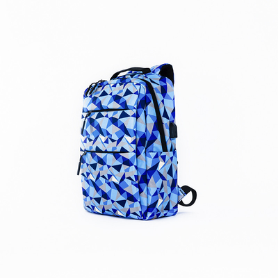 Le sac à dos en nylon d'ordinateur portable de dames a placé le sac d'école imperméable de 3 morceaux