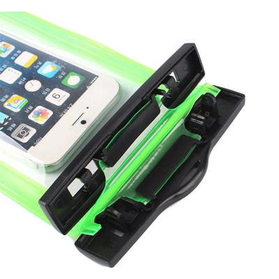 Poche imperméable de téléphone de PVC de sac imperméable rose de téléphone flottant le sac sec de téléphone