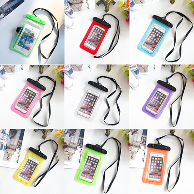 Lanière imperméable de flottement claire de cas de téléphone de poche imperméable universelle de téléphone portable
