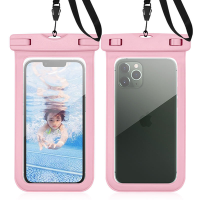 Cas imperméable de téléphone portable de PVC de support imperméable de téléphone de la CE pour le téléphone portable d'Iphone