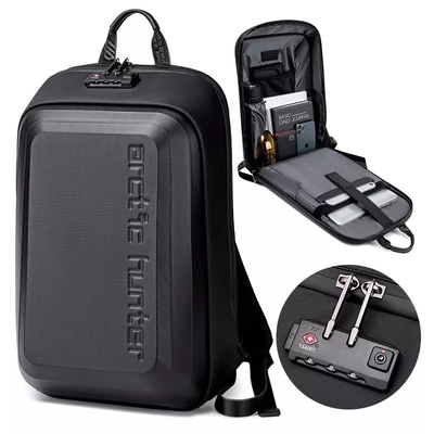 Sac à dos d'EVA Hard Case Waterproof Business avec le polyester gauche de remplissage d'Usb