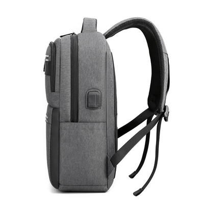 L'ordinateur portable d'affaires de 15,6 pouces balade le sac à dos imperméable de voyage avec Usb 28*16*42 cm