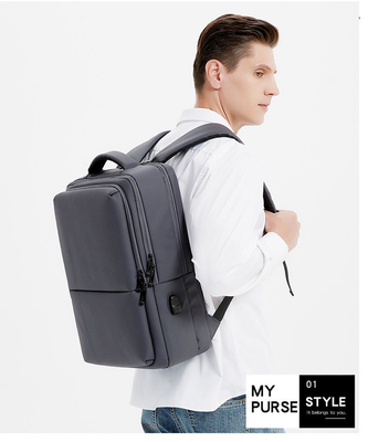 Sac à dos imperméable occasionnel d'ordinateur portable de vol du polyester 0.44m de sac d'ordinateur portable d'ODM anti