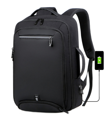 Sac à dos de remplissage imperméable d'USB avec la mode gauche d'ordinateur portable d'Usb portative