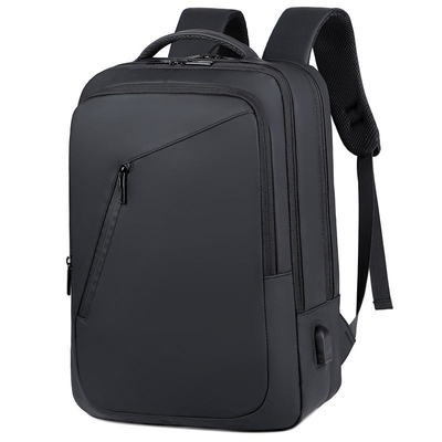 ODM noir de résistant à l'eau de sac à dos d'ordinateur de mode de sac à dos d'ordinateur portable d'affaires de BSCI
