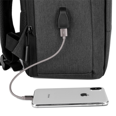 Vol de sac à dos d'ordinateur portable de tenue professionnelle décontractée de mode anti