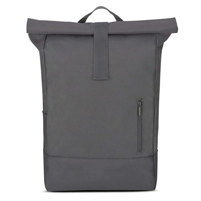 15,6 le sac à dos de bureau à cylindre de noir de RollTop RPET de sac à dos à pouce imperméabilisent expansible