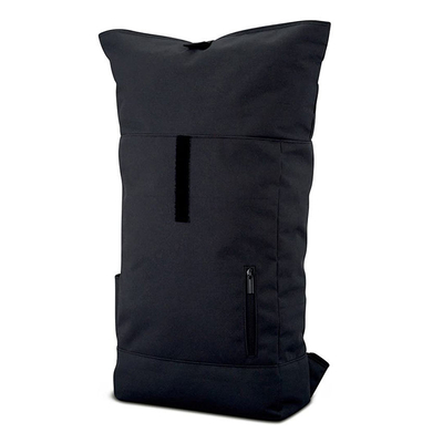 15,6 le sac à dos de bureau à cylindre de noir de RollTop RPET de sac à dos à pouce imperméabilisent expansible