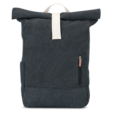 Sac à dos vigoureux d'ordinateur portable de Rolltop de sac à dos de bureau à cylindre de cru de RPET imperméable