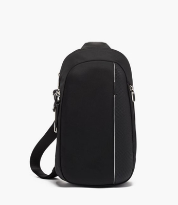 Croix élégante noire d'épaule de poche de sac de taille - sac de coffre de corps pour le gymnase de voyage imperméable