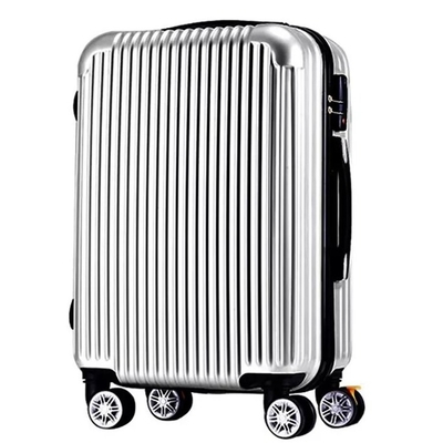Le bagage de déplacement de polycarbonate de PC a placé de 3 morceaux de filles de valise de chariot extérieur brillant à Hardside