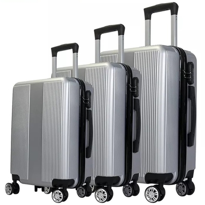Le bagage en aluminium de voyage de chariot à pp place la valise sur des roues cas dur imperméable de 20 pouces