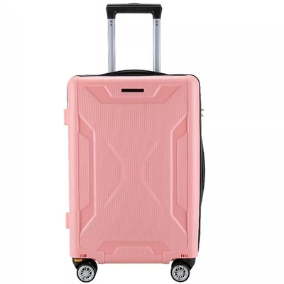 Polyester rayant dur Shell Luggage Set 24&quot; PCs pp Carry On de la serrure 3 de bagage de Tsa de valise de chariot