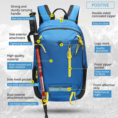 Nouveau sac de hausse imperméable tendant d'alpinisme du sac à dos T-B9280 avec la marque réfléchissante