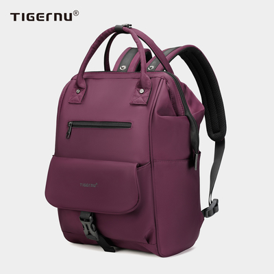 T-B3184 sac à dos Mochila d'ordinateur portable de voyage de grande capacité de 14 pouces pour des femmes