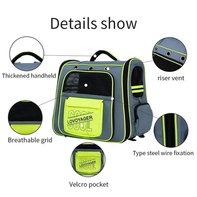 sac de transporteur 14.17in pliable d'animal familier de 36cm pour des chats de chiens