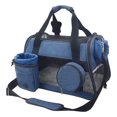3 en 1 matériel de coton d'unité centrale de Cat Dog Travel Carrier Nylon de sac de transporteur d'animal familier petit