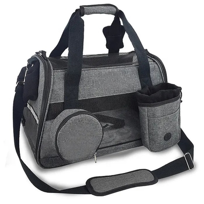 3 en 1 matériel de coton d'unité centrale de Cat Dog Travel Carrier Nylon de sac de transporteur d'animal familier petit