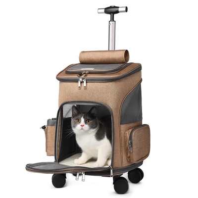 Chariot viable imperméable extérieur à voyage d'animal familier de sac de transporteur d'animal familier de voyage de mode
