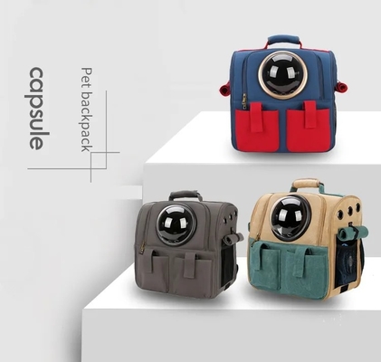 Perroquet respirable Cat Dog Bird Backpack de voyage d'animal familier de transporteur de capsule transparente portative de sac