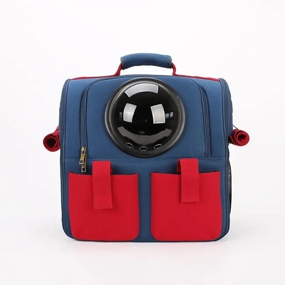 Perroquet respirable Cat Dog Bird Backpack de voyage d'animal familier de transporteur de capsule transparente portative de sac