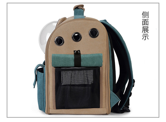 Perroquet respirable Cat Dog Bird Backpack de voyage d'animal familier de transporteur de capsule transparente portative de sac