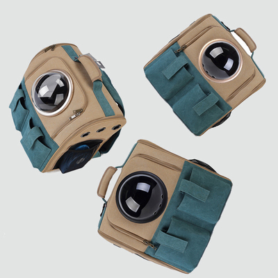 Perroquet respirable Cat Dog Bird Backpack de voyage d'animal familier de transporteur de capsule transparente portative de sac