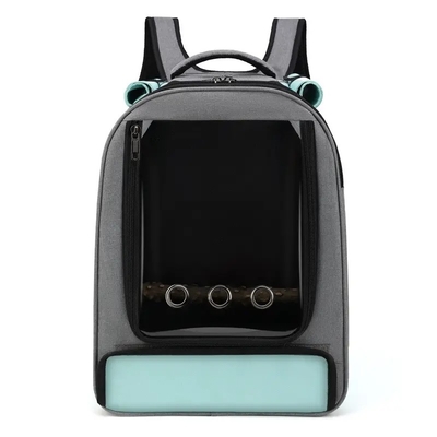Le sac de transporteur léger d'animal familier de perroquet d'oiseau mettent en cage Mesh Large Foldable Travel Backpack extérieur